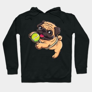 Pug Ball Hoodie